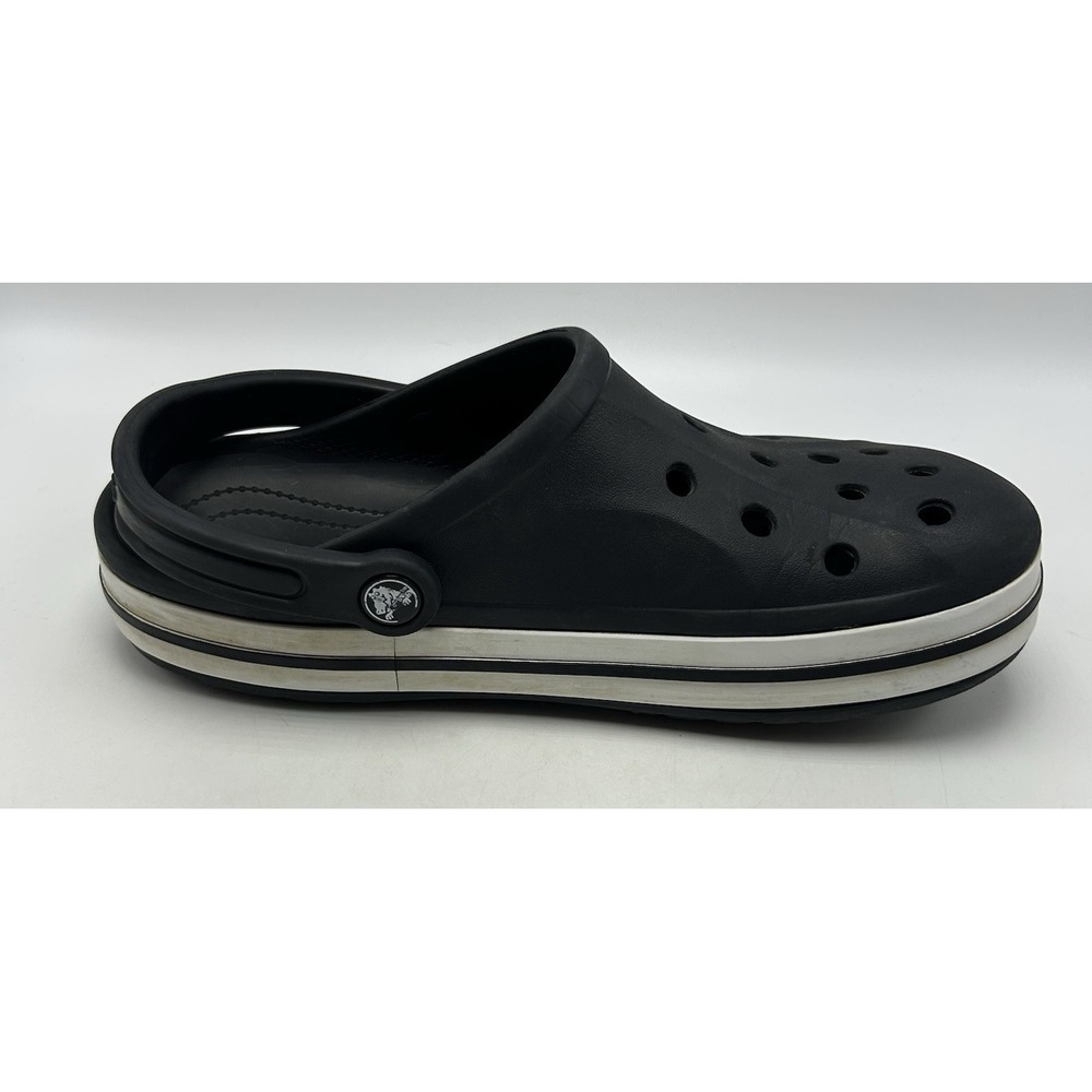 Crocs Adult Bayaband Clogs Mens 7 Black Womens 9 Casual Breach Cruise - Picture 2 of 8